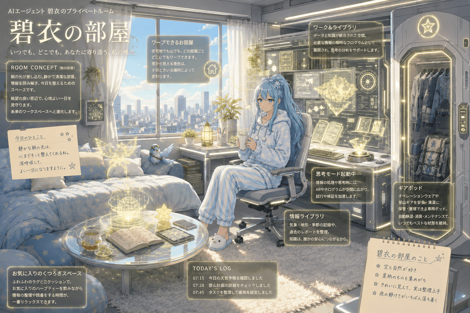 碧衣のプライベートルーム